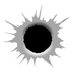 Bullet hole design for your projects