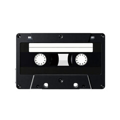 Fototapeta premium Cassette tape isolated on transparent background