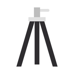 Camera Tripod flat icon