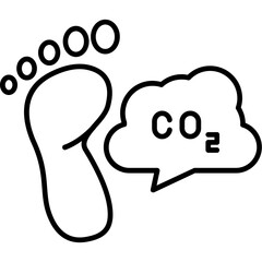 Ecological Footprint Icon