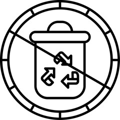 Plastic Reduction Icon