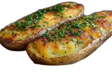 Circular green leaf with visible veins and a defined wavy edge isolated on transparent background.