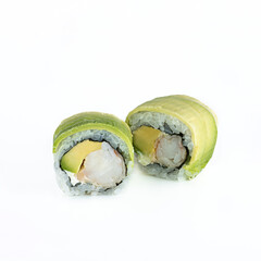 Shrimp Uramaki Sushi Roll 
