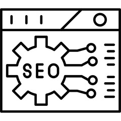 Fototapeta premium Off-Page SEO Icon