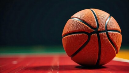 Close-up basketball, African American themed design, strength, sports, africa