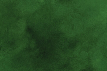 Hand painted green watercolor background.