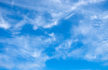 Blue sky with clouds background