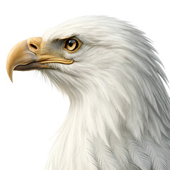 Obraz premium bald eagle isolated on white