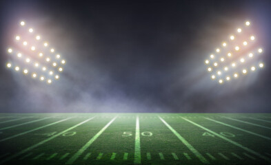 Obraz premium american football stadium 3d 
