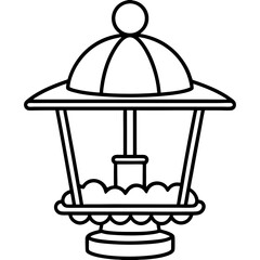 vector illustration of a restaurant icon