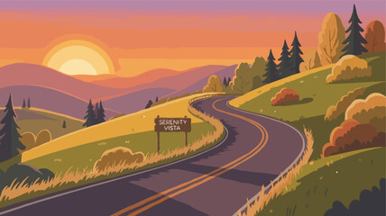 road to the mountains