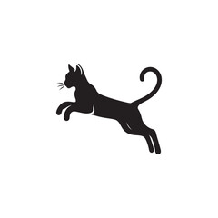 Elegant Savannah Cat Silhouette Vector Design – Exotic Hybrid Feline Outline Illustration Featuring Graceful Posture, Spotted Coat Detail, and Sleek Form for Artistic, Decorative, and Branding Use.
