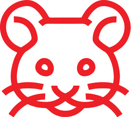 : Mouse simple icon. Vector ICON all icon Viktor 