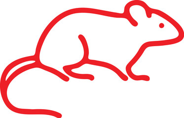 : Mouse simple icon. Vector ICON all icon Viktor 