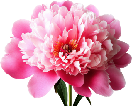 Close-up of a Beautiful Pink Peony