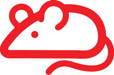 : Mouse simple icon. Vector ICON all icon Viktor 