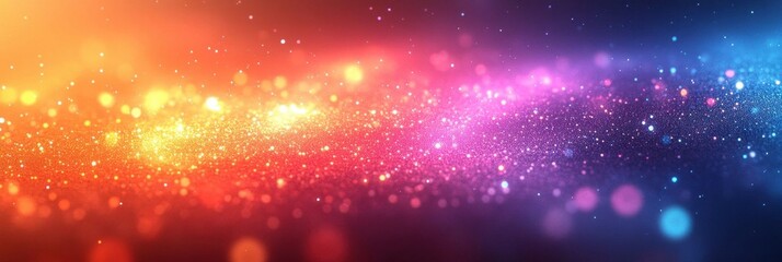 Abstract Blurred Grainy Gradient Background with Retro Neon Texture