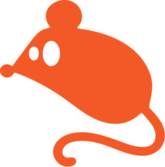 : Mouse simple icon. Vector ICON all icon Viktor 