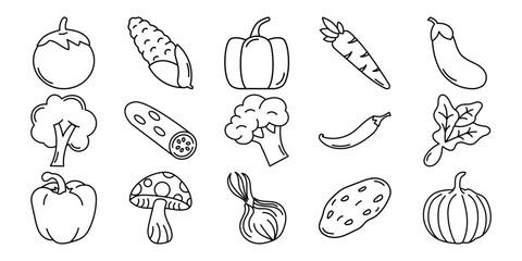 Vegetable Line Icon