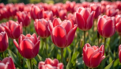 Obraz premium Beautiful tulip flowers