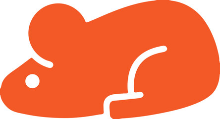 Mouse  simple icon. Vector ICON all icon Viktor
