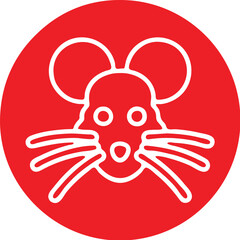 Mouse  simple icon. Vector ICON all icon Viktor

