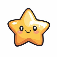 Cute Cartoon Star.