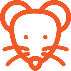 Mouse  simple icon. Vector ICON all icon Viktor
