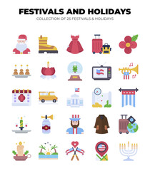 Festivals and Holidays. A Collection of 25 Iconic Celebrations