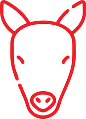 Mouse  simple icon. Vector ICON all icon Viktor
