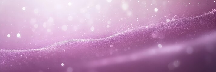 Abstract Purple Bokeh Ethereal, Soft Focus Background with Shimmering Light for Design