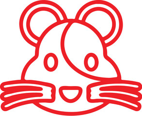 Mouse  simple icon. Vector ICON all icon Viktor
