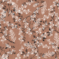 grunge floral background