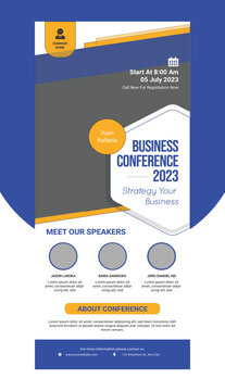 Business Conference Roll Up Banner