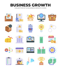 Collection of Business Growth Icons. Boost Your Business with 25 Essential Icons