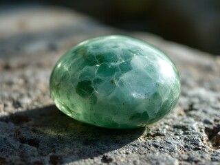 Close up of an Aventurine stone