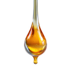 Oil Drop on Transparent Background

