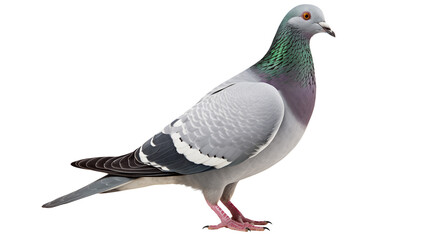 Elegant Grey Pigeon Bird Perfect for Wildlife Photography Projects