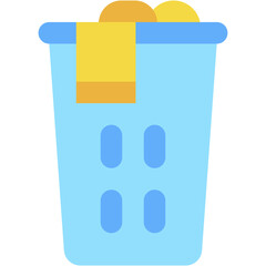 Vector Icon Laundry Basket, Basket, Miscellaneous, Laundry, Clean