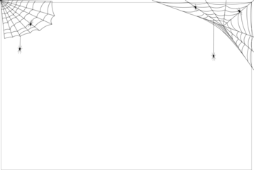spider web black line halloween