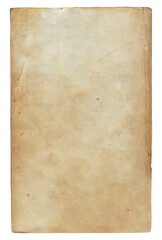 Vintage background of old ancient torn paper texture isolated