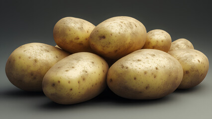 fresh potatoes vegetables