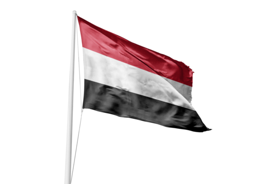 Flag of Yemen - Powered by Adobe