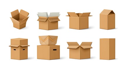 Fototapeta premium Cardboard Constructions