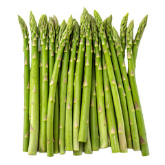 Vibrant Asparagus: A close-up shot of fresh, crisp asparagus spears, showcasing the natural vibrancy of the organic, green stalks