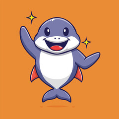 adorable chubby shark