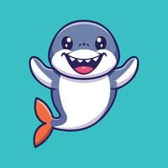 adorable chubby shark