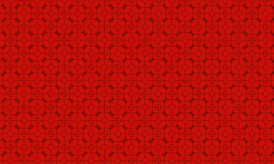 Seamless Circle Square Floral Line Pattern – Elegant Geometric Design for Web, Print, Wallpaper, Textile, Packaging, UI, Poster, Branding, Backgrounds, and Decor with Red-Brown Colour