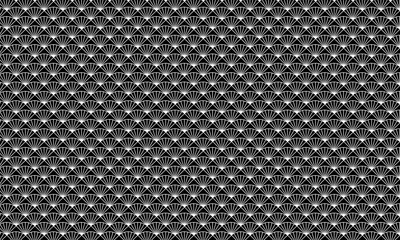 Seamless Shining Line Rounded Shape Pattern – Radiant Abstract Design for Web, Print, UI, Wallpaper, Packaging, Textile, Poster, Branding, Backgrounds, and Decor with White Colour