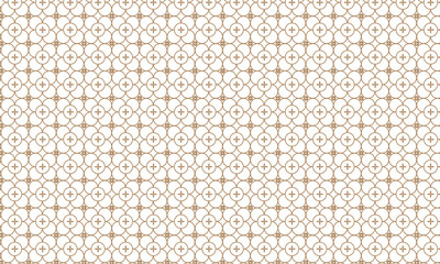 Seamless Plus Sign Circle Diamond Pattern – Abstract Geometric Design for Web, Print, UI, Wallpaper, Textile, Packaging, Poster, Branding, Decor, Backgrounds with Brown Colour